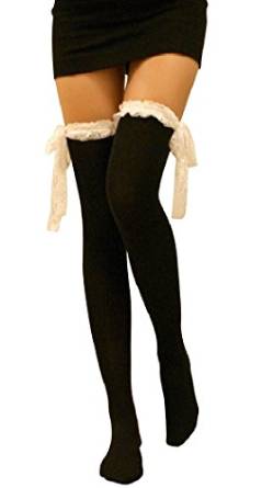 AM Landen&reg;Gothic Lolita Cosplay Over-Knee/Thigh-High Cotton Socks